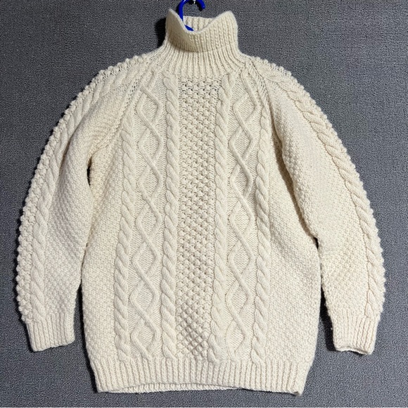 Womens M Wool Sweater Turtleneck Knit - Picture 2 of 9